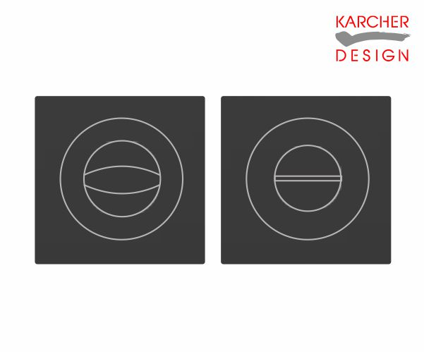 Karcher Cosmos Black Square Turn and Release